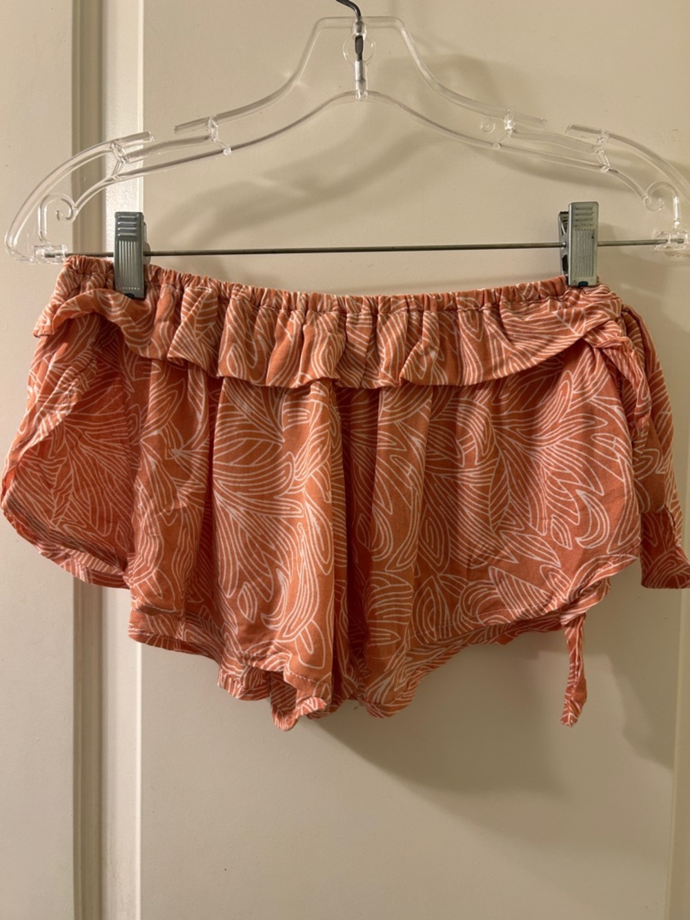 Tiare Hawaii Ruffle Waist Beach Shorts